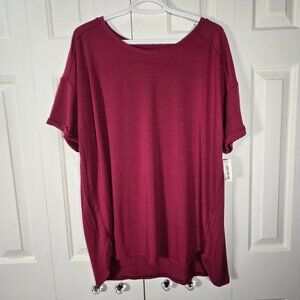 NWT Amazon Essentials Black Women's Relaxed-Fit Crewneck T-Shirt - Size XXLarge